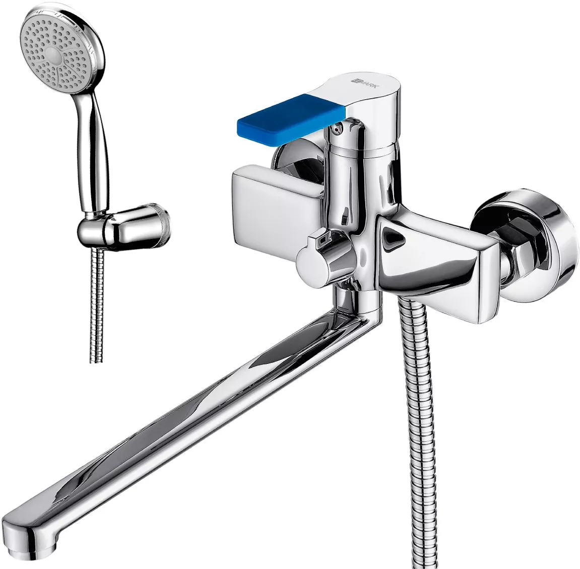 

Смеситель для ванны Lemark Aura LM0651C хром, синий