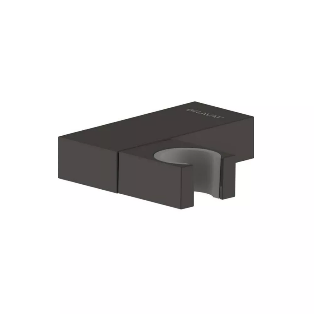 

P7184BW-ENG Держатель для душевой лейки Bravat, черный (267843)