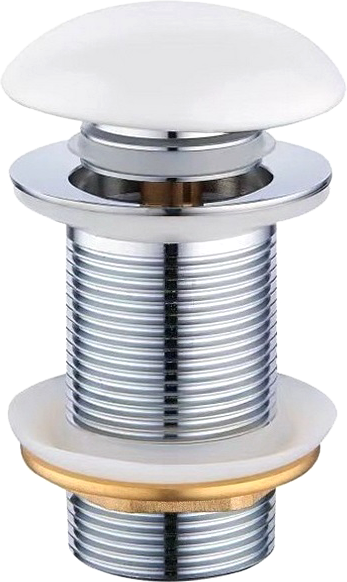 

Донный клапан для раковины BOND BV0105 белый