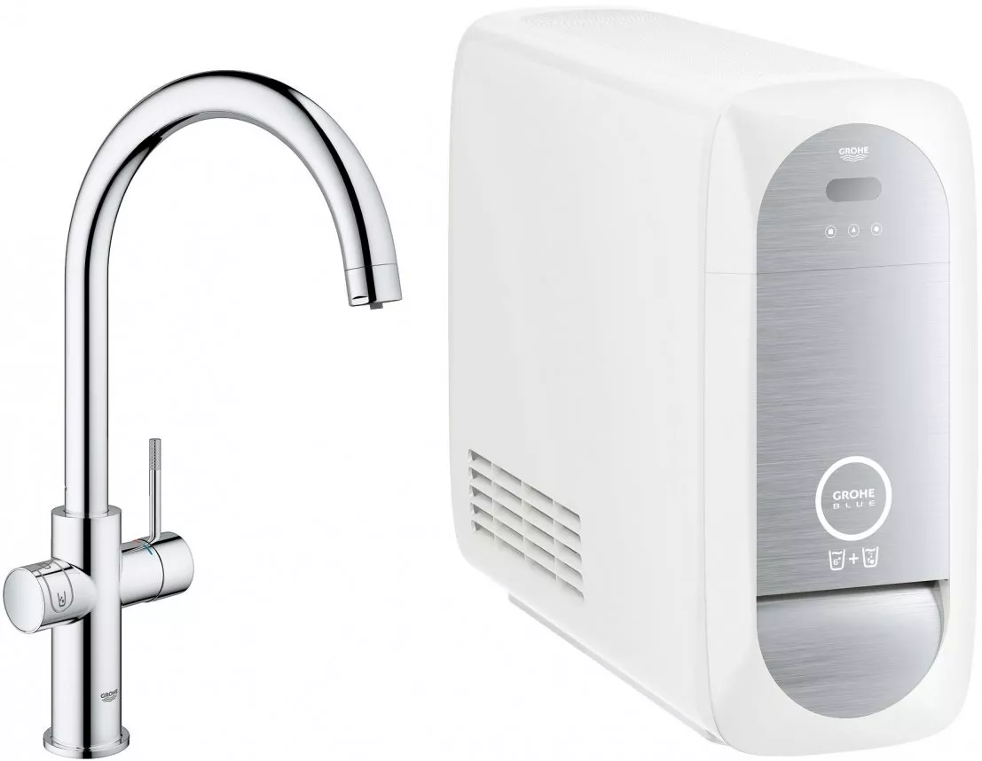 

Смеситель Grohe Blue Home 31455000 с функцией фильтрации и газирования воды