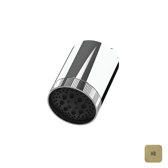 ALMAR Beam Multijet Верхний душ настенный 100 мм3 режимаRainAirstreamMassage отражатели кругл квадратн Brushed PVD латунь цвет High Brass 120135₽