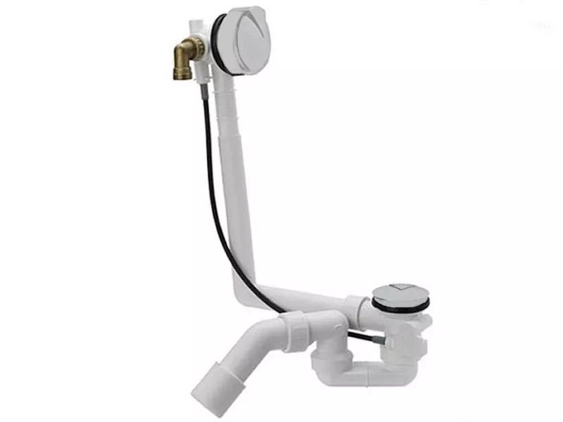 BETTE Слив-перелив с наполнением Multiplex Trio MT5,, удлиненный, белый