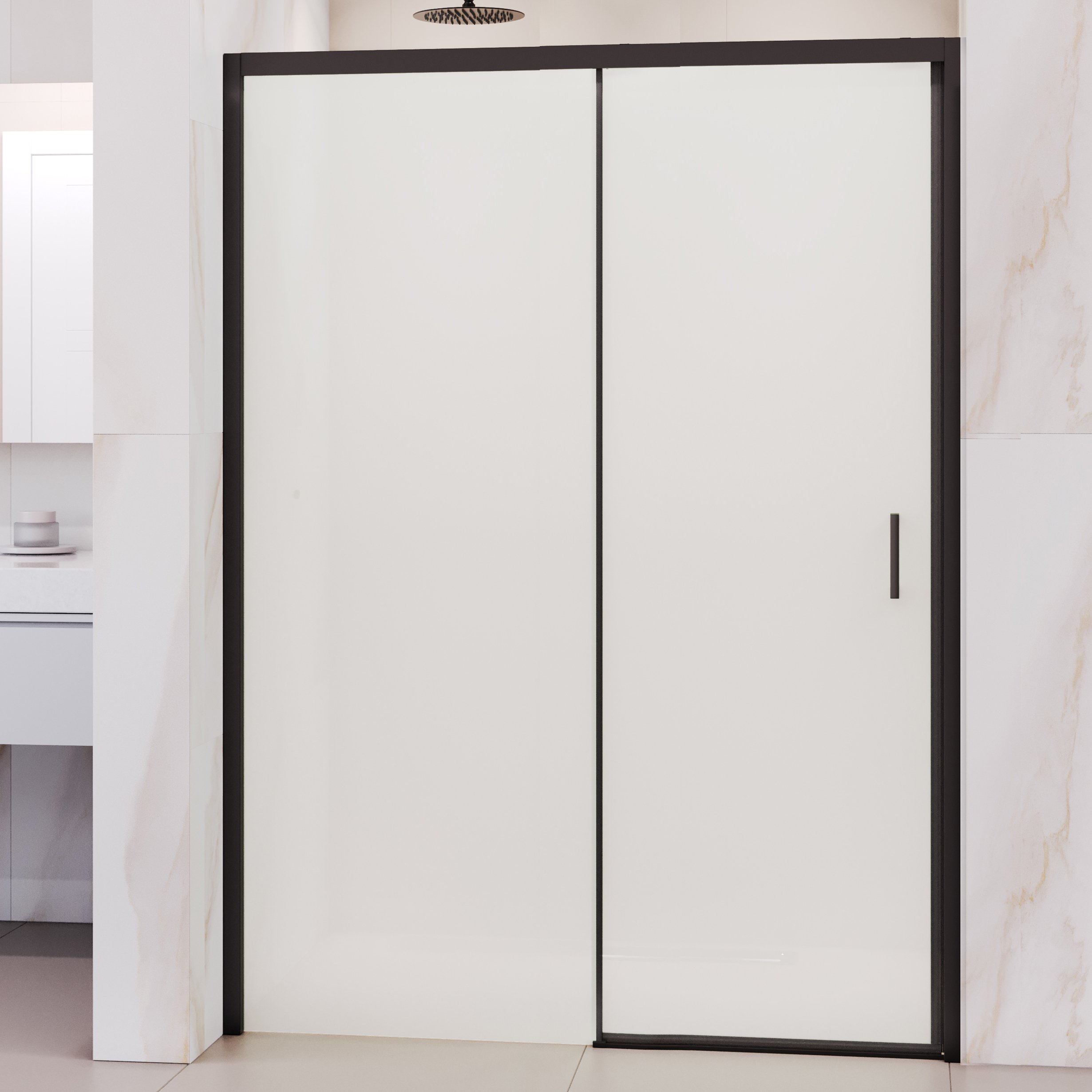 

Душевая дверь в нишу RGW Passage PA-017-B 130х195, профиль черный