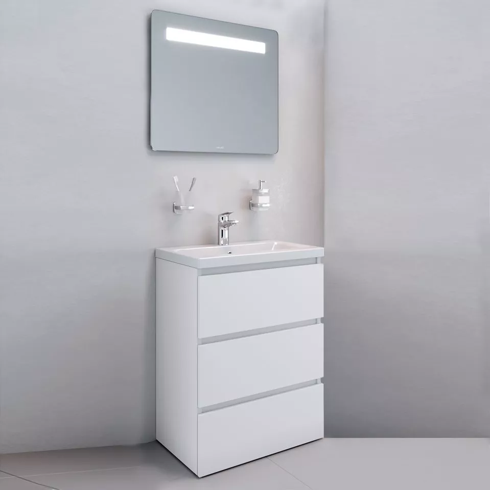 Мебель для ванной Am.Pm Gem S 60 напольная, цвет белый - фото 1