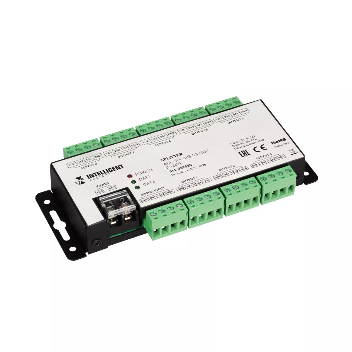 

Сплиттер Arlight ARL-SPI-308-73-SUF (5-24V) (IARL, IP20 Металл) 059055