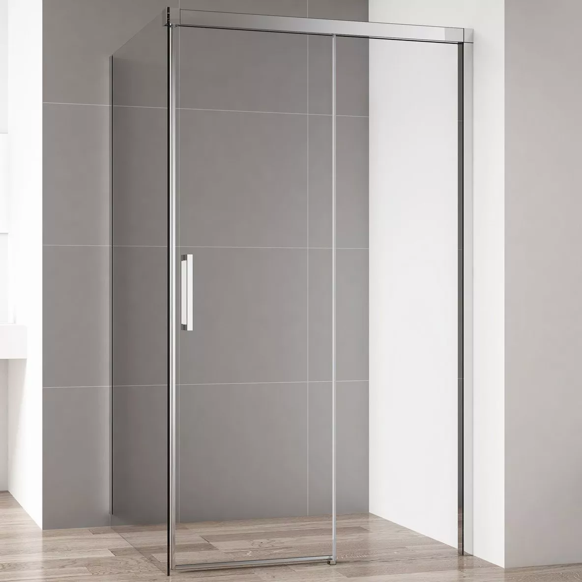 

Душевой уголок Cezares Duet Soft AH 1 120/100 C Cr