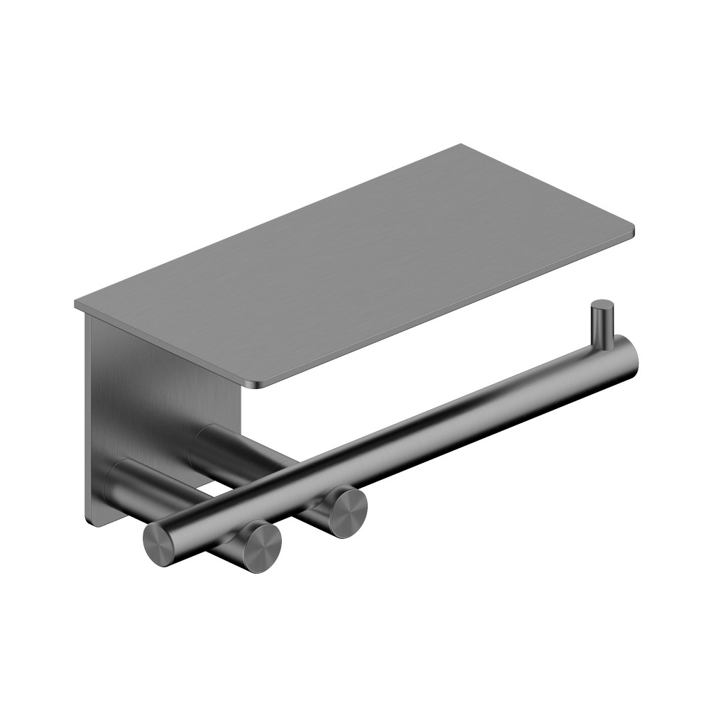 

Держатель для туалетной бумаги Abber Osten 316 AA1830BGG настенный, брашированная оружейная сталь