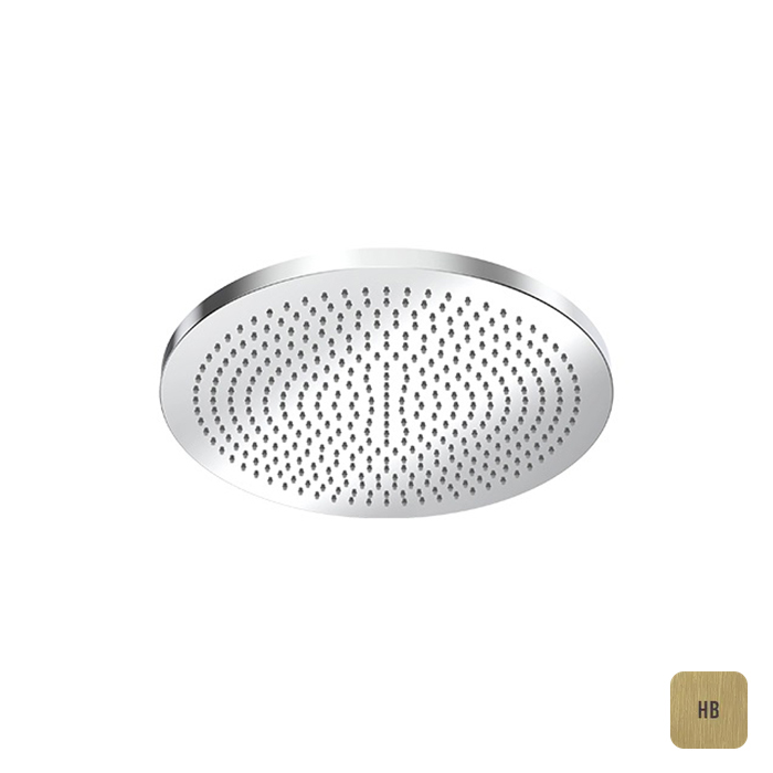 ALMAR Velvet rain Верхний душ круглый 301 мм из латуни без держателя 1 режим Velvet rain цвет Brushed PVD High Brass HB 82650₽