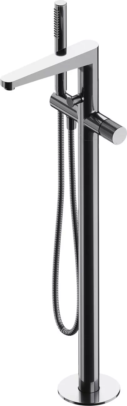 

Смеситель Omnires Contour CT8033CR С ВНУТРЕННЕЙ ЧАСТЬЮ напольный, для ванны с душем, хром