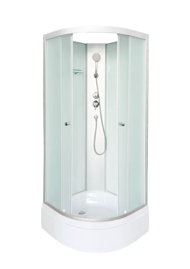 

Душевая кабина DTO LM710N без крыши (100х100х200), средний поддон (27 см), профиль хром, стекло матовое (4 мм), 4 места