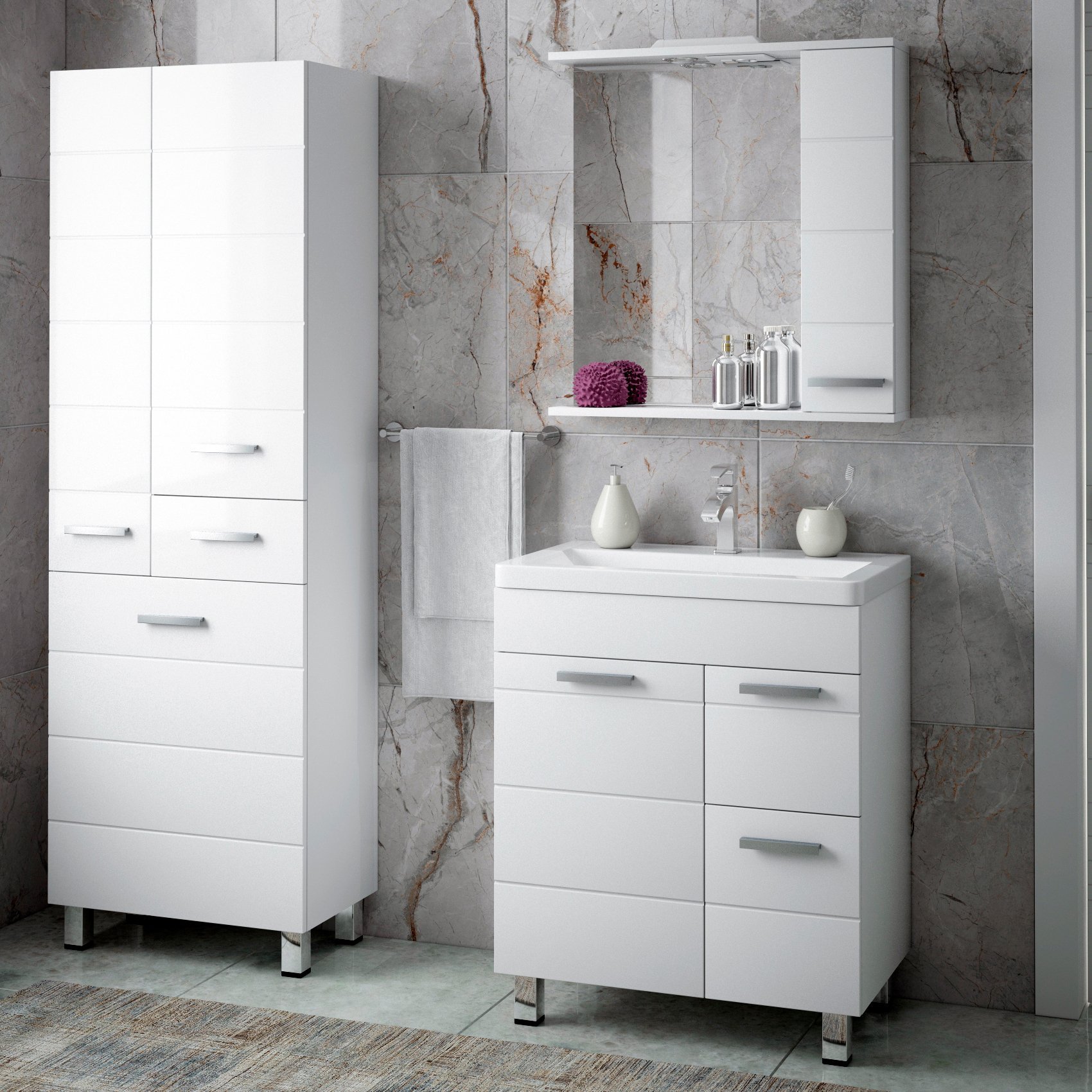 

Мебель для ванной комнаты Corozo Денвер 60 напольная