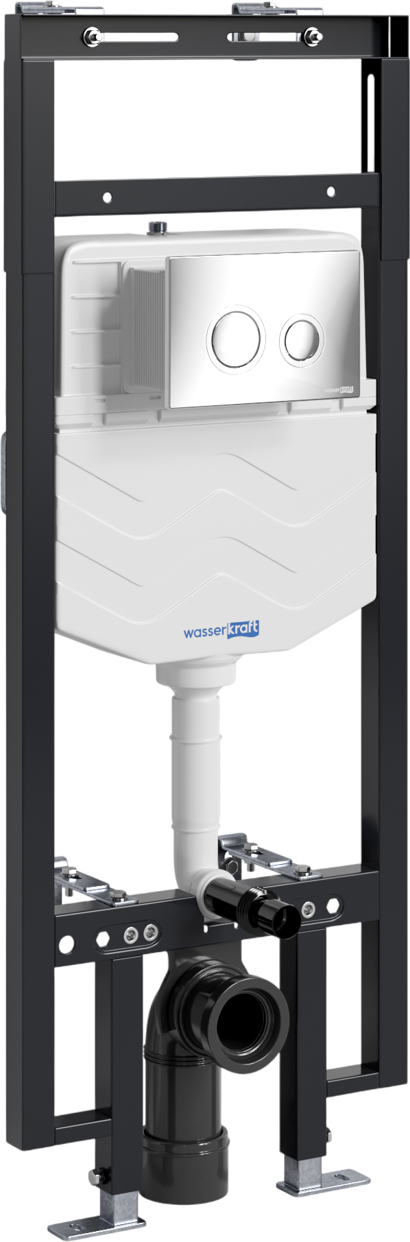 

Система инсталляции для унитазов Wasserkraft Dinkel 58TLT.010.ME.CH01 с кнопкой смыва хром