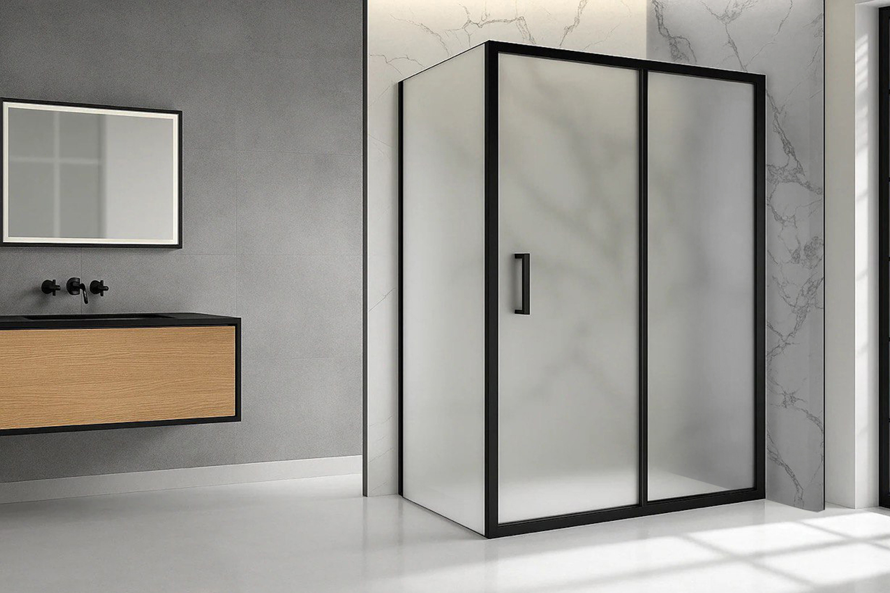 

Душевой уголок ACCORD RB 75155HPS-C-BL 155x75x200 (матовое)