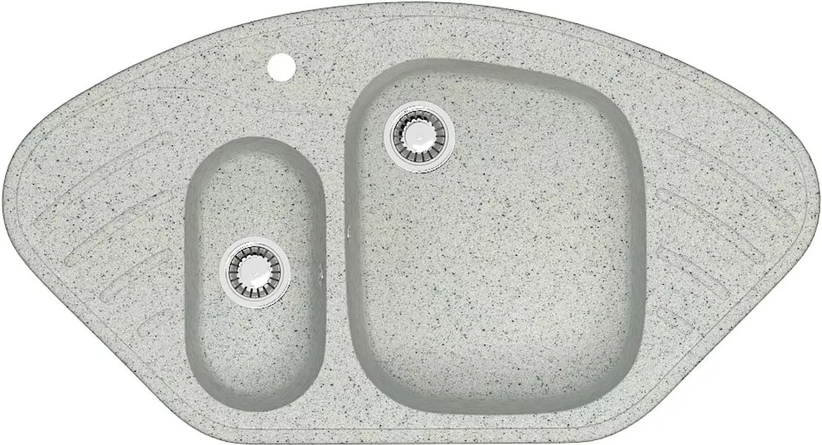 

Мойка мраморная ZETT lab.,Модель 23/Q10 (светло-серая).