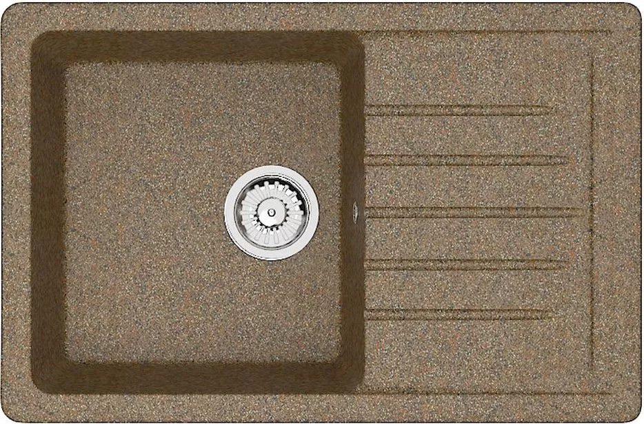 

Мойка кухонная ZETT lab. Модель 16 74 коричневый матовый