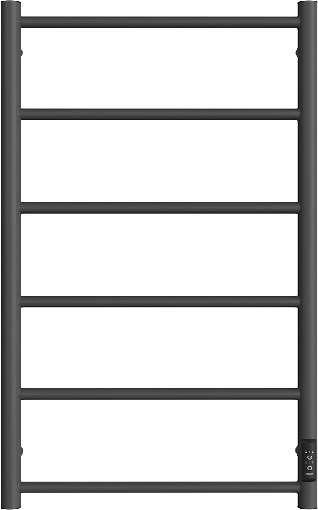 Полотенцесушитель электрический Двин J Neo 4657795054631 80x55 см подключение справа слева графит лесенка 15083₽