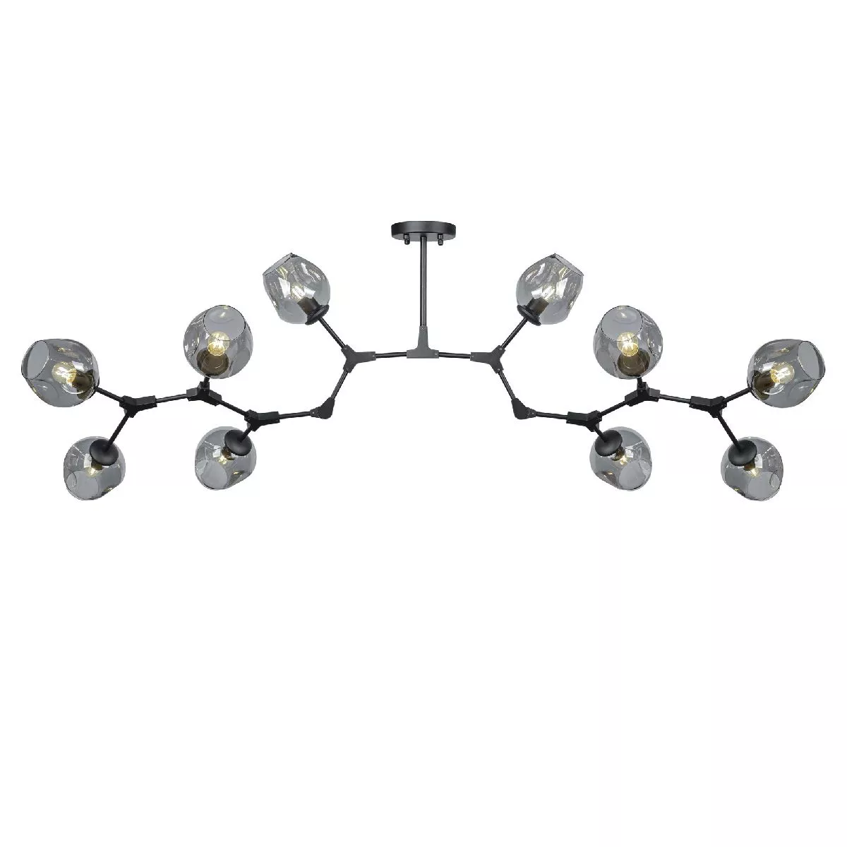 

Люстра на штанге AM Group LOFT-10 BK