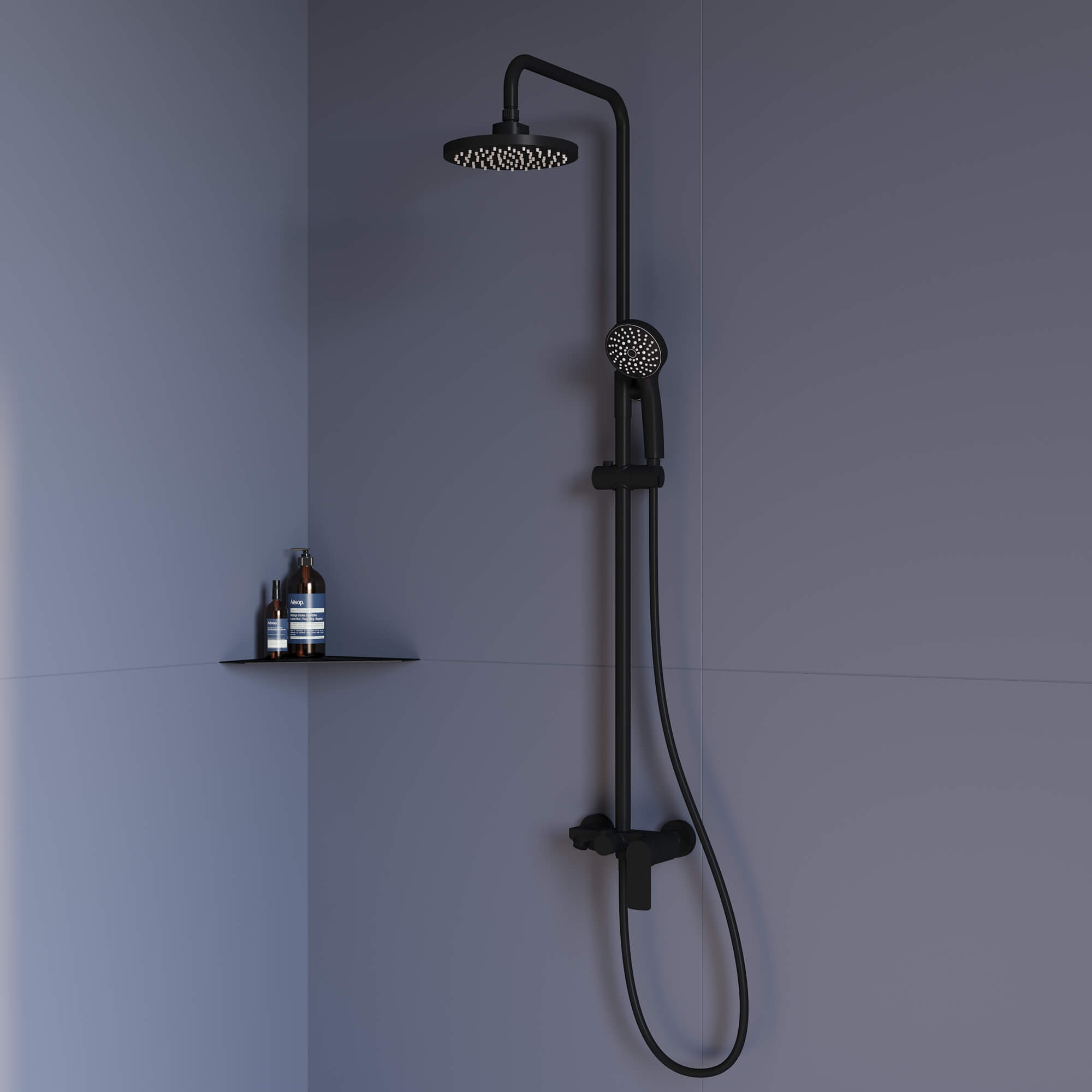 

Душевая стойка RGW Shower Panels SP-26B матовый черный