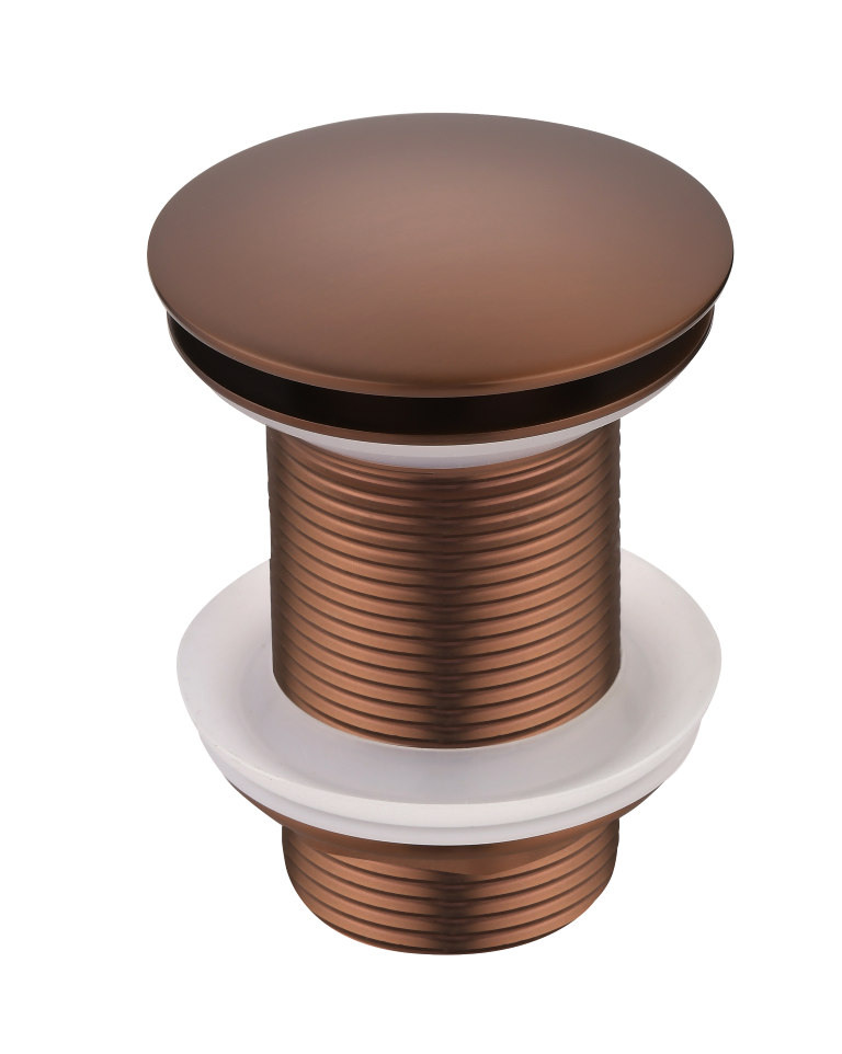 Донный клапан для раковины Boheme 612-BRB без перелива брашированная бронза 6466₽