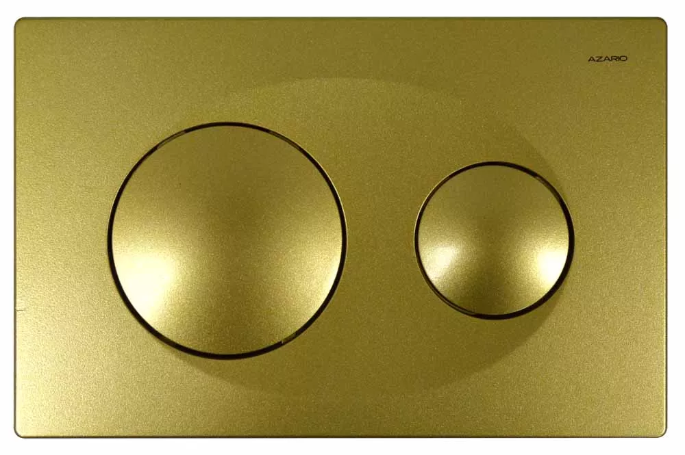 Кнопка смыва Azario золото глянец (AZ-8200-0014) - фото 1