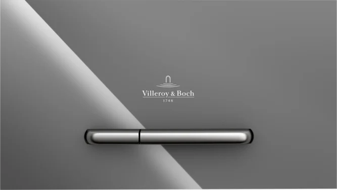 Кнопка смыва Villeroy & Boch Viconnect серый, глянцевый (922160RA)