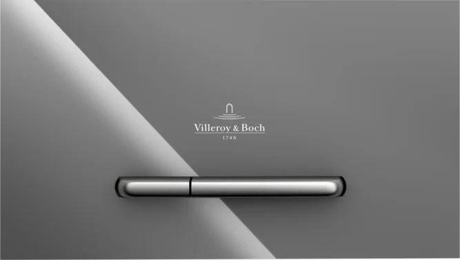 

Кнопка смыва Villeroy & Boch Viconnect серый, глянцевый (922160RA)