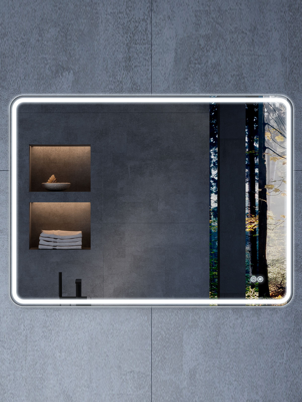 Зеркало Vincea VLM-3VC1007-2 100x70 с подсветкой и антизапотевателем 14710₽