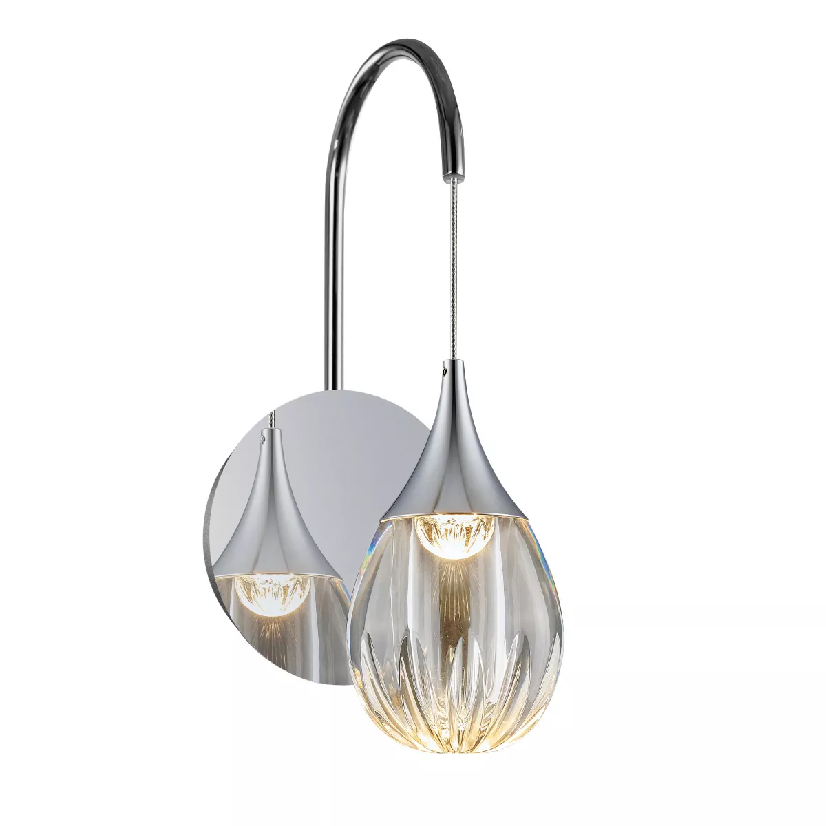 

Бра Delight Collection Stilla MB24001004-1A chrome/clear