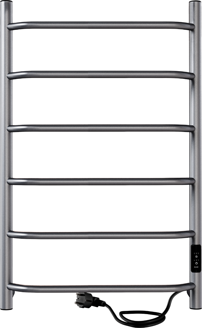 

Полотенцесушитель электрический Indigo Roof Lux LCRLE80-50GFMRt graphite metallic