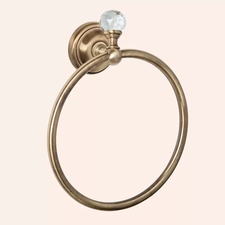 

Полотенцедержатель Tiffany World CRYSTAL (TWCR015br-sw, Бронза