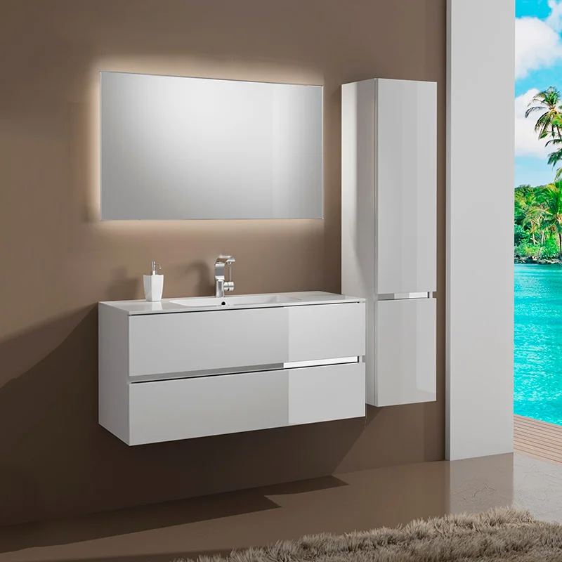 

Комплект мебели Sanvit Кубэ-2 80 белый глянец