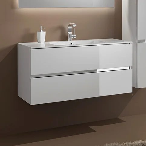 

Тумба с раковиной Sanvit Кубэ-2 75 белый глянец