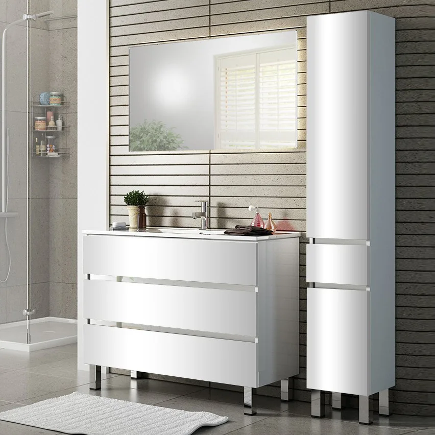 

Комплект мебели Sanvit Кубэ-3 90 белый глянец