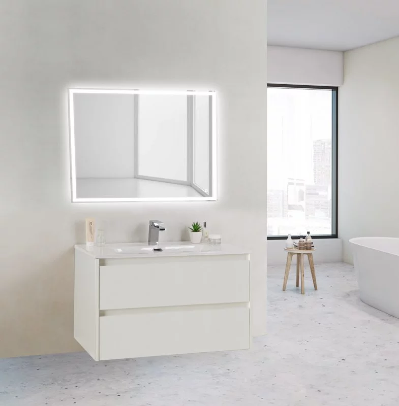 

Комплект мебели Belbagno Kraft 39 80 белый матовый