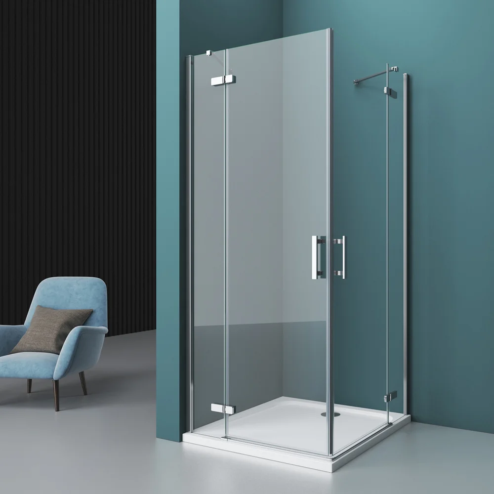 

Душевой уголок BelBagno Kraft 90х90 хром (KRAFT-A-22-90-C-Cr)