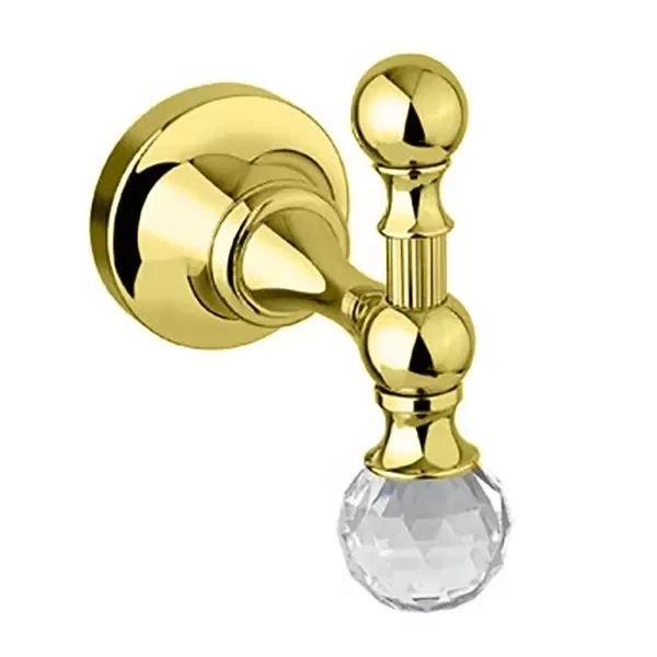

Крючок Cezares Olimp золото с кристаллом Swarovski