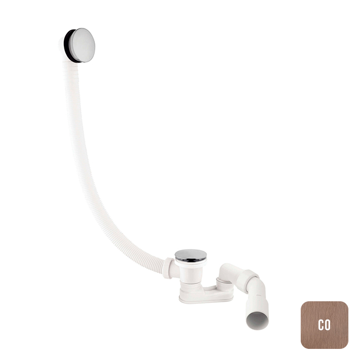

ALMAR (Wash basin) Слив-перелив для ванны, с клапаном Pop-up, Brushed PVD цвет Copper