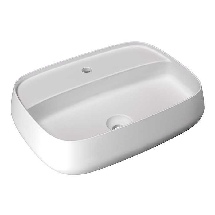 

Alice Раковина NUR 60x45xВ15 Plan, накладная, с отверстием под смеситель, белый матовый