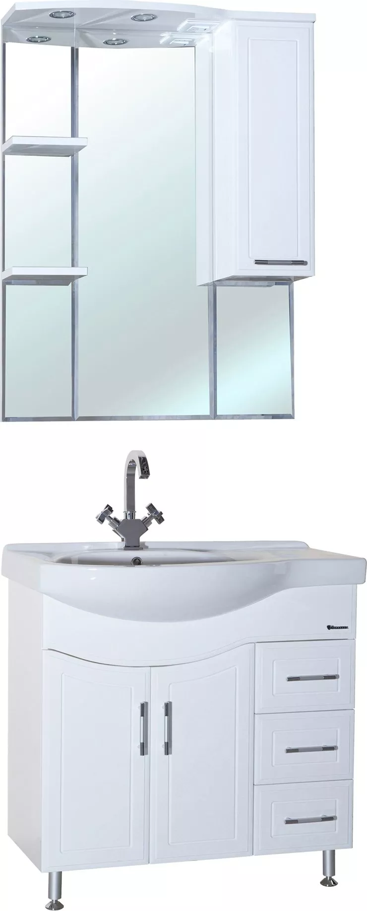 

Мебель для ванной Bellezza Коралл 85 R