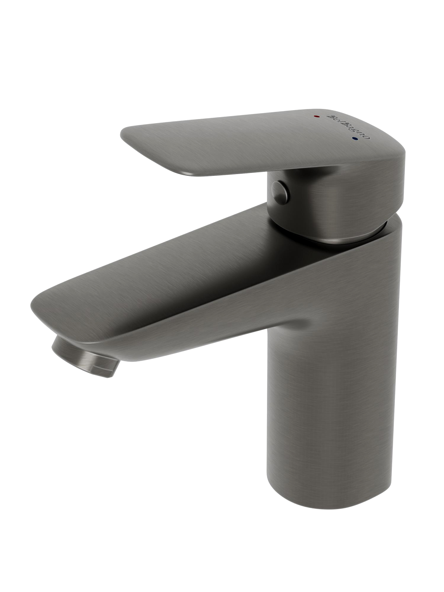 

Смеситель для раковины BelBagno Due DUE-LVM-GM-W0 оружейная сталь