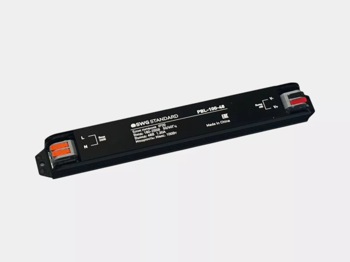 

Блок питания SWG 48В IP20 100Вт PBL-100-48 00-00038344