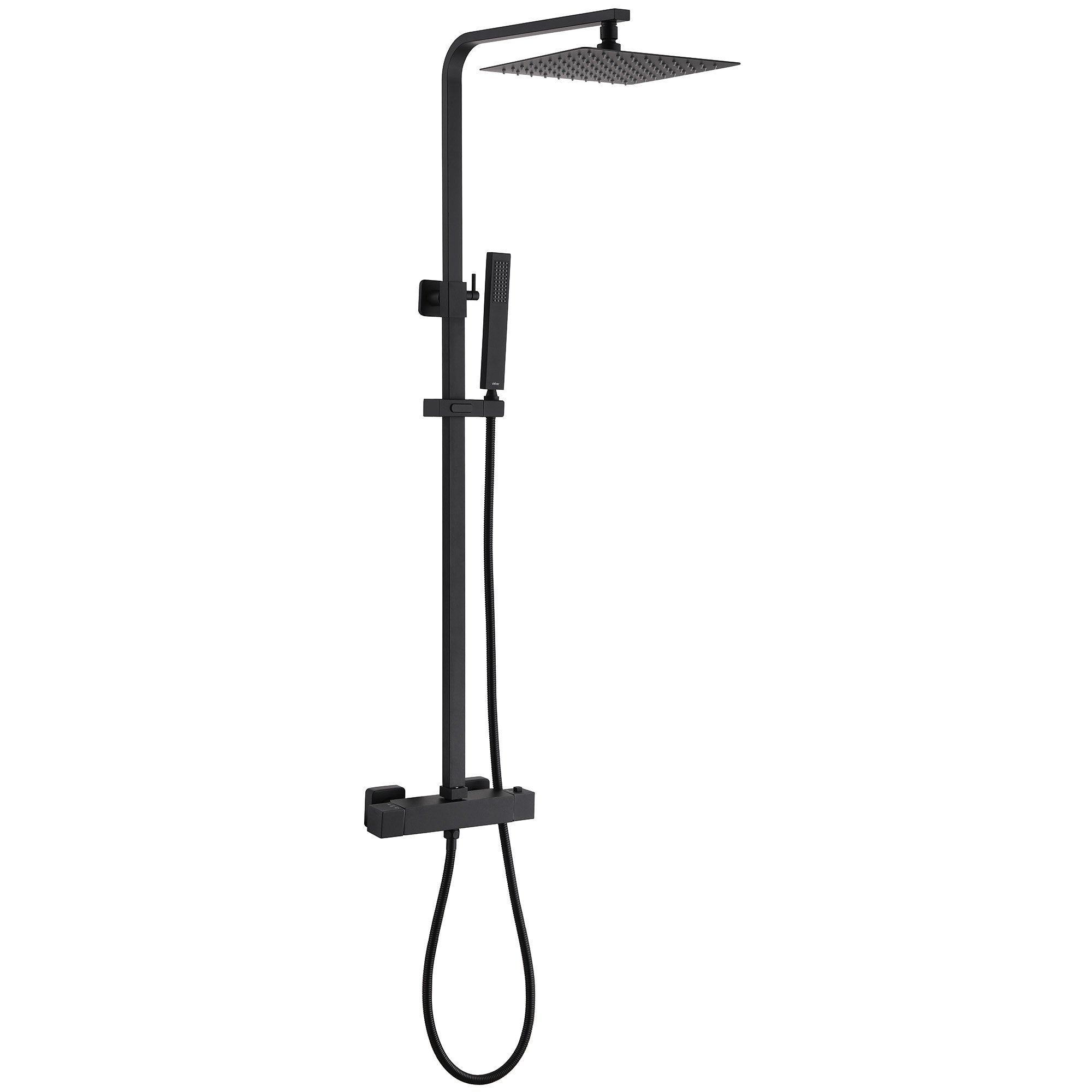 

Душевая стойка Abber Daheim AF8260BL матовая черная