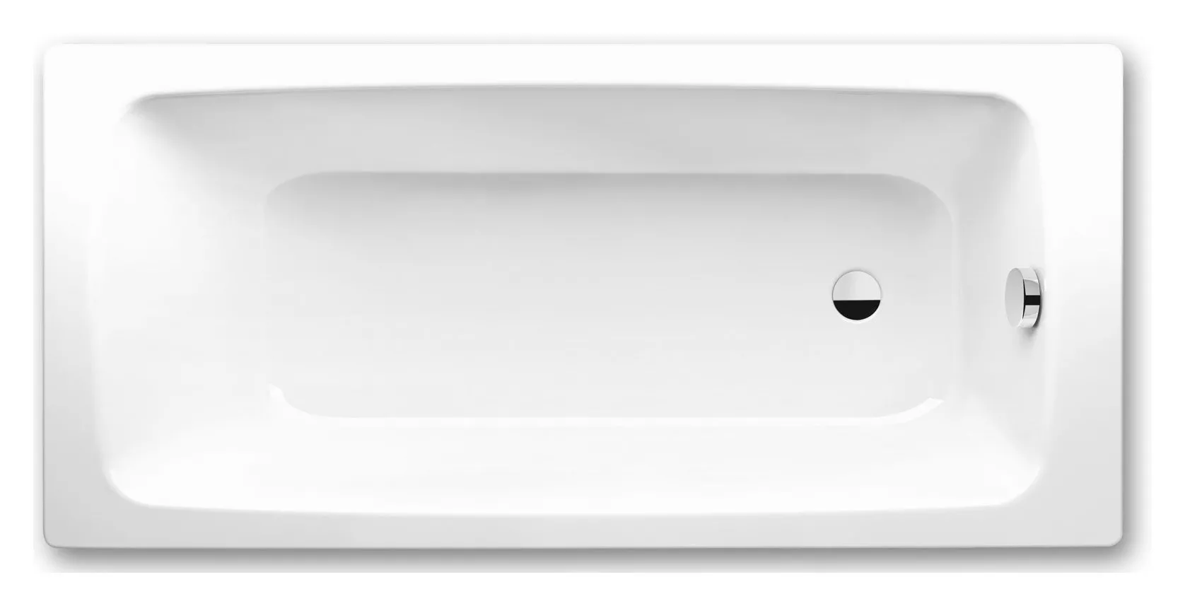 Стальная ванна Kaldewei Cayono 180x80 см (275100013001), цвет белый