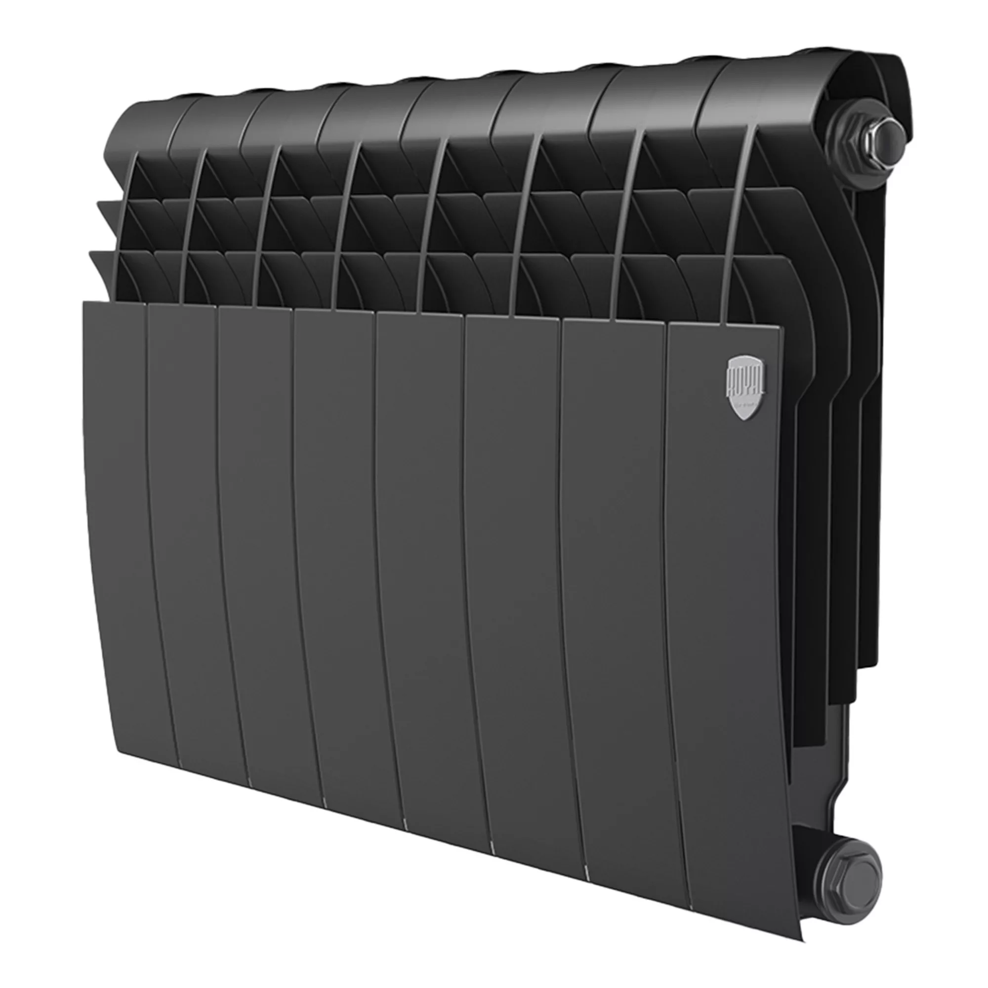 

Радиатор биметаллический Royal Thermo BILINER B 350 Чёрный - 8 секц.