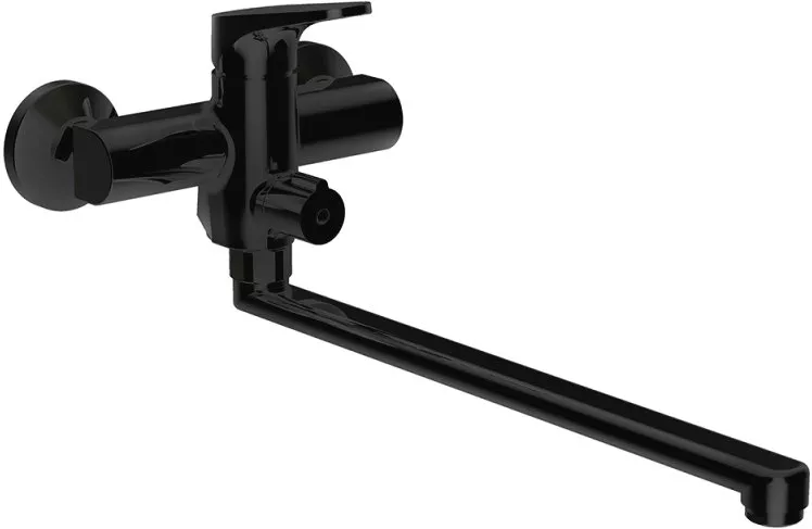 

Смеситель Bravat Eler F6191238BM-01L-RUS универсальный, Черный