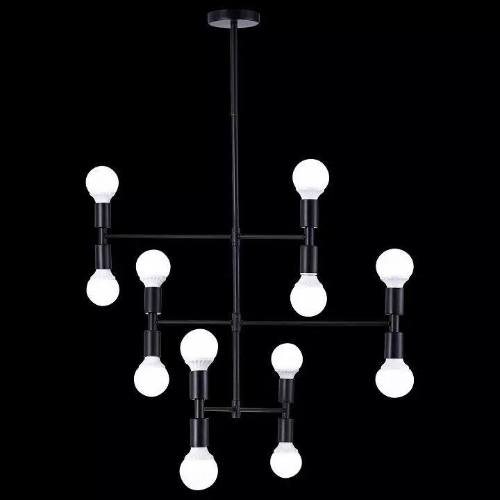 

Подвесной светильник Natali Kovaltseva Loft Lux 2 LOFT LUX 75129/12C BLACK