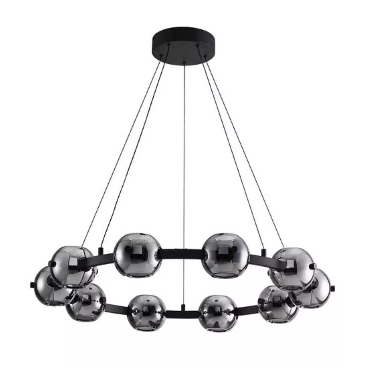 

Подвесная светодиодная люстра Arte Lamp Markab A2471LM-20BK