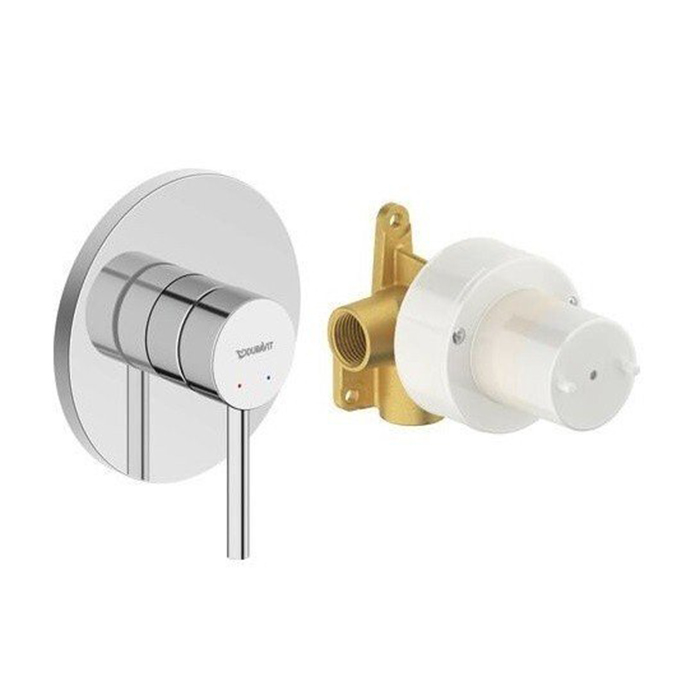 

DURAVIT (Circle) Однорычажный смеситель для душа, на 1 потребитель, со встраиваемой частью, хром