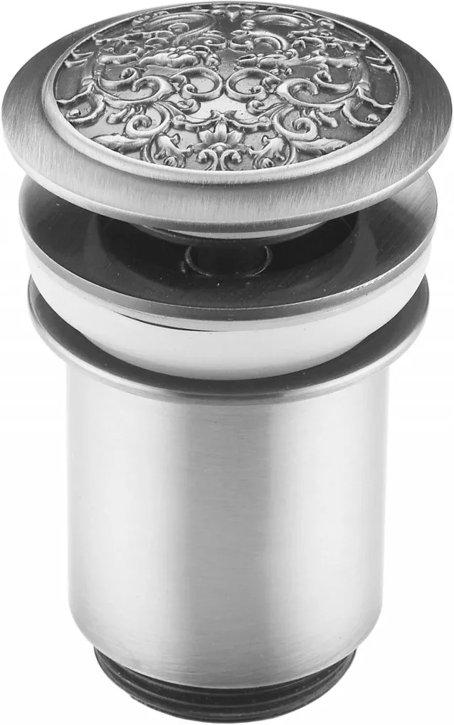 Донный клапан для раковины Zorg Antic AZR 2 SL, цвет серебро - фото 1