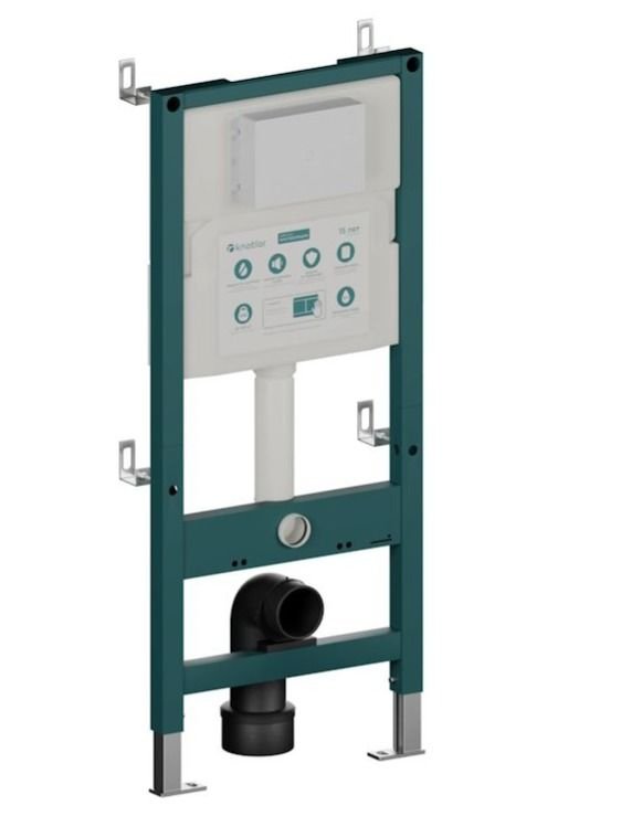 

Инсталляция для подвесного унитаза Knotlor ISWC503FG, бирюзовый